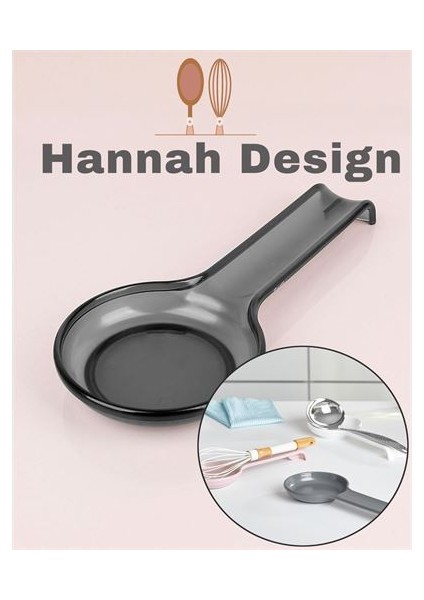 Transformacion Kepçe Kaşık Altlığı Füme Hannah Design 718345