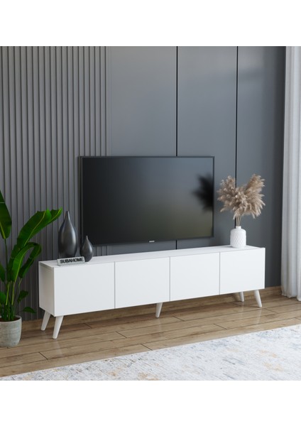 Beyaz 160 cm Tv Ünitesi Mdf - Modern ve Şık Tasarım