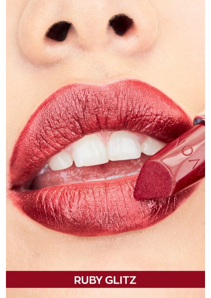Ultra Shimmer Lipstick - Ruby Glitz
