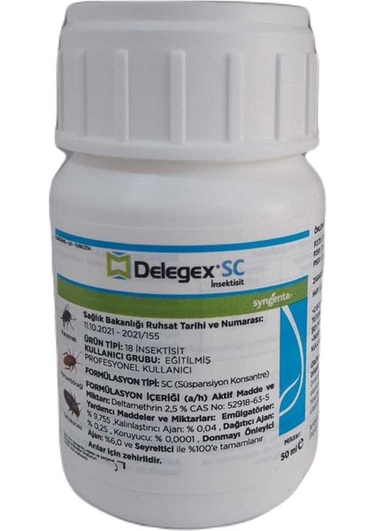 Haşere-Delegex Sc 50 ml