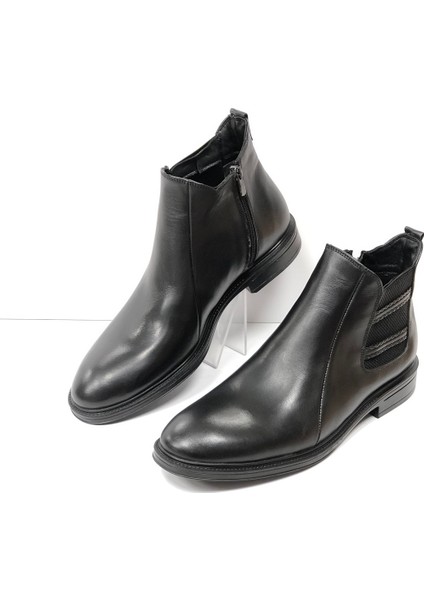 Klasik Deri Erkek Fermuarlı Bot modelleri