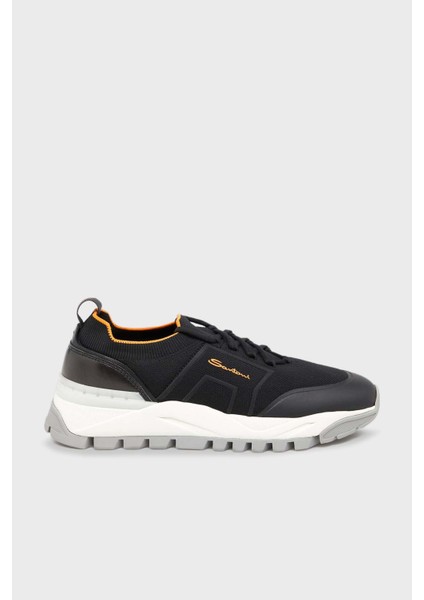 Deri Kalın Tabanlı Sneaker Ayakkabı Erkek Ayakkabı MBIH21923BGBRNITN01