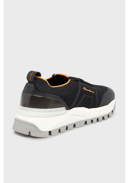 Deri Kalın Tabanlı Sneaker Ayakkabı Erkek Ayakkabı MBIH21923BGBRNITN01