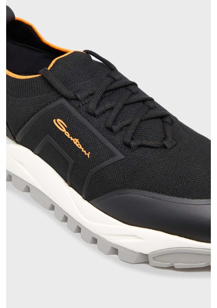 Deri Kalın Tabanlı Sneaker Ayakkabı Erkek Ayakkabı MBIH21923BGBRNITN01