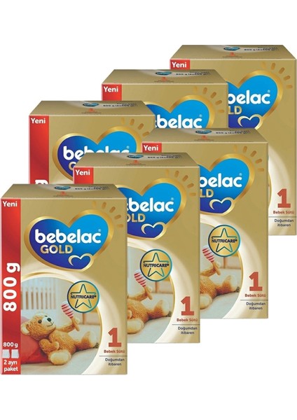 Gold 1 Bebek Sütü 800 gr x 6 Adet