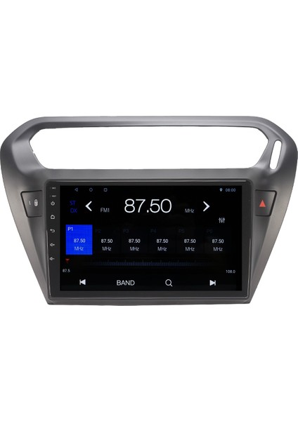 Citroen C-Elysee Android 12 Carplay Navigasyon Multimedya - 2gb Ram 16GB HDD