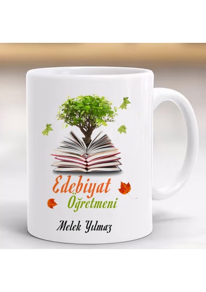 Öğretmenler Günü Kupa Edebiyat Öğretmeni Kişiye Özel