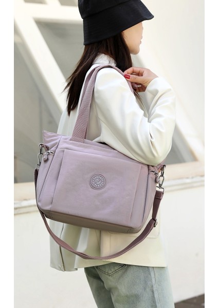 Kadın Omuz Büyük Kapasiteli Naylon Kadın Tek Omuz Rahat El Tote Kadın Çantası (Yurt Dışından) fırsatları