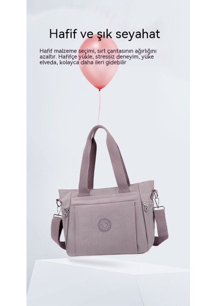 Kadın Omuz Büyük Kapasiteli Naylon Kadın Tek Omuz Rahat El Tote Kadın Çantası (Yurt Dışından) indirimleri