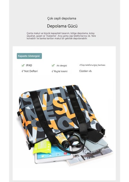 Büyük Kapasiteli Omuz Kadın Kadın Oxford Kumaş Messenger Rahat Tuval Moda Banliyö Çantası (Yurt Dışından) fiyatları
