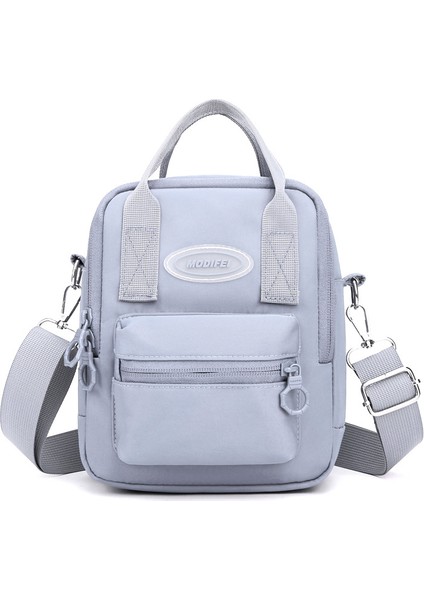 Crossbody Kadın Moda Kore Versiyonu Omuz Naylon Kumaş Taşınabilir Küçük Küçük Kare Çantası (Yurt Dışından)