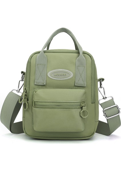 Crossbody Kadın Moda Kore Versiyonu Omuz Naylon Kumaş Taşınabilir Küçük Küçük Kare Çantası (Yurt Dışından)