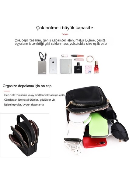 Naylon Çapraz Omuz Küçük Rahat Kadın Tek Omuzlu Cep Telefonu Hafif Küçük Büyük Kapasite Çantası (Yurt Dışından) fırsatları