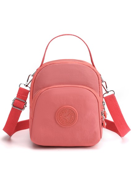 Üç Kullanımlı El Kadın Eğimli Tek Omuz Büyük Kapasiteli Çift Omuz Sırt Hafif Oxford Kumaş Çantası (Yurt Dışından)