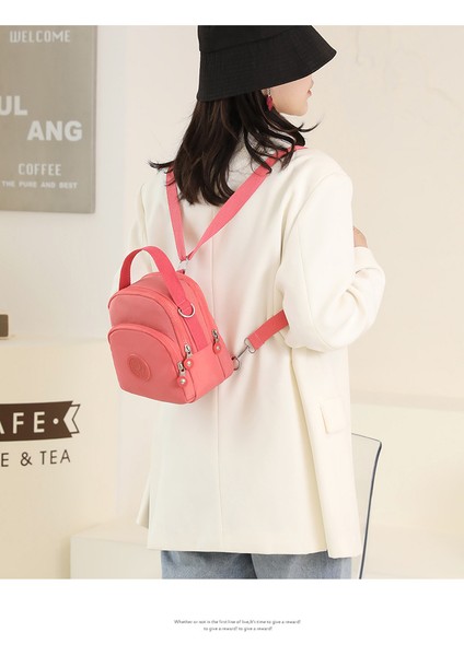 Üç Kullanımlı El Kadın Eğimli Tek Omuz Büyük Kapasiteli Çift Omuz Sırt Hafif Oxford Kumaş Çantası (Yurt Dışından) indirimleri