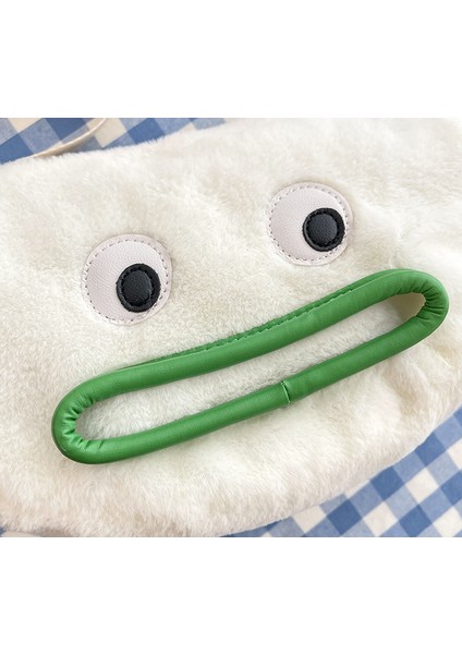 Kadın Peluş Sosis Ağız Peluş Bebek Sevimli Sevimli Sevimli Sevimli Karikatür Cep Telefonu Omuz Messenger Çantası (Yurt Dışından)