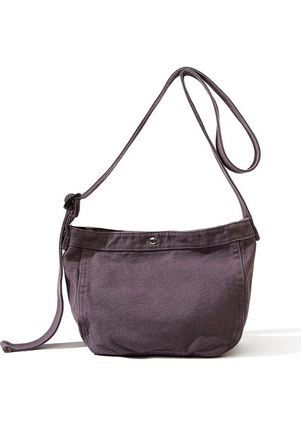 Büyük Kapasiteli Yaz Premium Tembel Rüzgar Retro Niş Crossbody Büyük Kapasiteli Banliyö Tuval Çantası (Yurt Dışından)