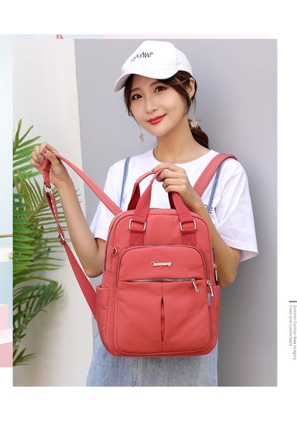 Rahat Sırt Kadın USB Şarj Sırt Bilgisayar Büyük Kapasiteli Akademi Tarzı Seyahat Sırt Bags Çantası (Yurt Dışından) fiyatları