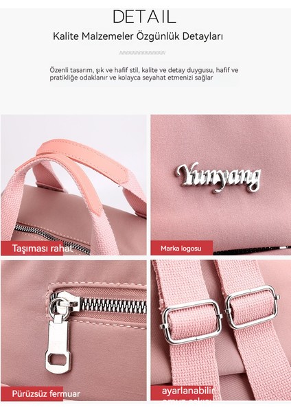 Rahat Sırt Kadın USB Şarj Sırt Bilgisayar Büyük Kapasiteli Akademi Tarzı Seyahat Sırt Bags Çantası (Yurt Dışından) fırsatları