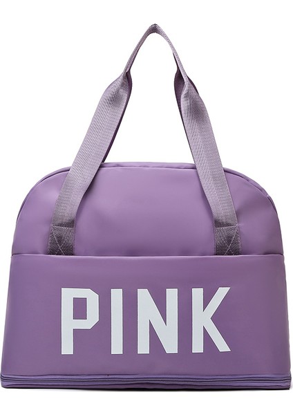 Büyük Kapasiteli Taşınabilir Seyahat Kadın Hafif Su Geçirmez Kısa Mesafe Iş Gezisi Biniş Erkek Islak Kuru Ayrı Yüzme Spor Çantası (Yurt Dışından)