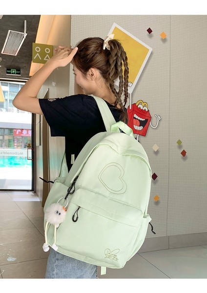 Sırt Kadın Japon Yüksek Değerli Öğrenci Küçük Okul Moda Kız Sırt Rahat Alışveriş Sırt Çantası (Yurt Dışından) fırsatları