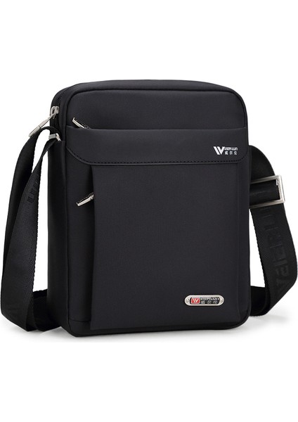 Gündelik Crossbody Erkek Omuz Erkek Oxford Kumaş Iş Evrak Dikey Küçük Büyük Boy Çantası (Yurt Dışından)