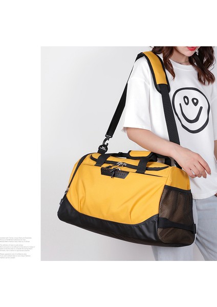 Kuru Islak Ayırma Seyahat Büyük Kapasiteli Düz Renk Su Geçirmez Yüzme Spor Spor Çantası (Yurt Dışından) modelleri