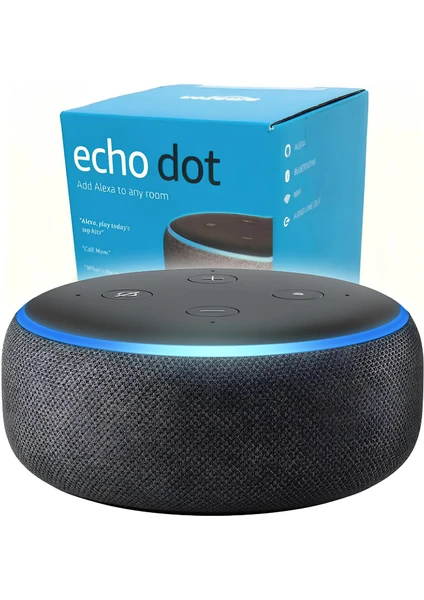 Echo Dot 3. Nesil Alexa Destekli Akıllı Hoparlör