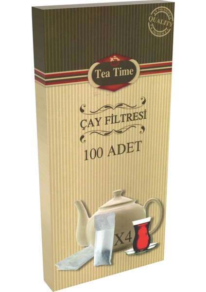 2xTea Time 100'lü Çay Filtresi