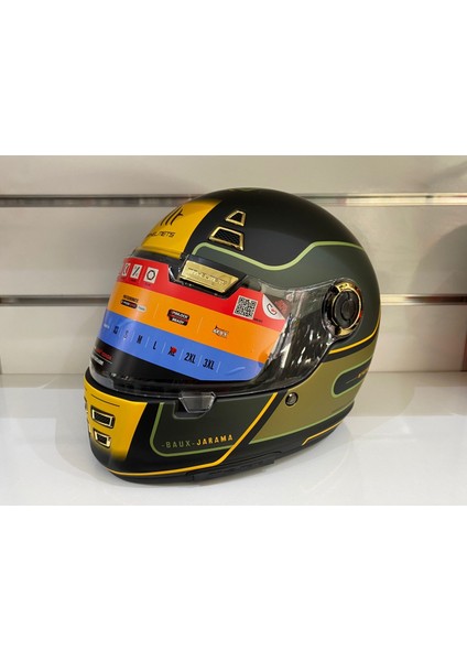 Jarama Baux B6 Mat Yeşil Kask