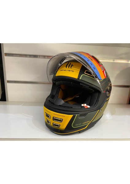 Jarama Baux B6 Mat Yeşil Kask