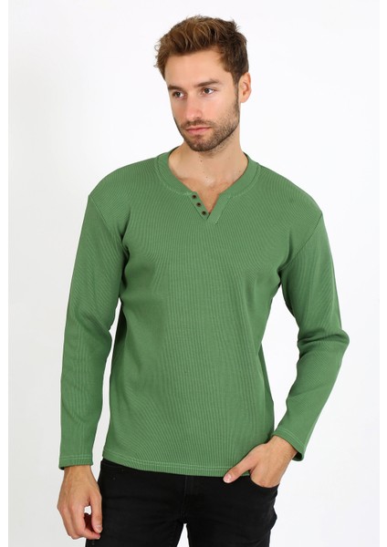 5524 Yeni Sezon V Kesim Düğmeli Kaşkorse Kazak modelleri