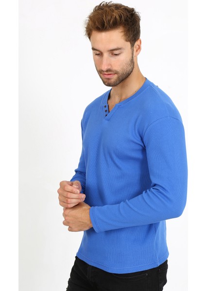 5524 Yeni Sezon V Kesim Düğmeli Kaşkorse Kazak fırsatları