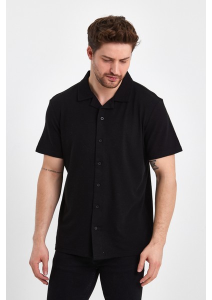2640 Ottoman Comfort Fit Rahat Kesim Yakalı Gömlek