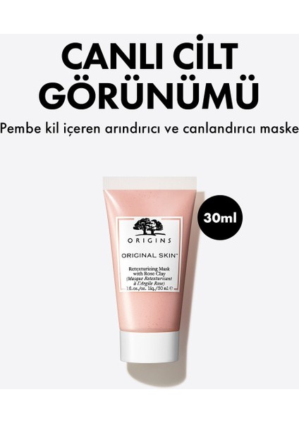 Original Skin Pembe Kil İçerikli Canlandırıcı Maske 30 ML