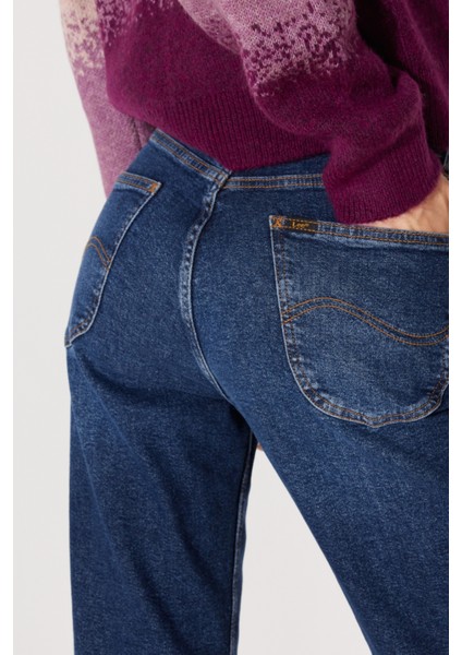 Carol Regular Fit Normal Kesim Yüksek Bel Mavi Esnek Jean Kot Pantolon fırsatları