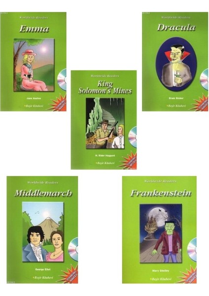 İngilizce Hikaye Seti Level-3 (Karekodlu 5 Kitap)