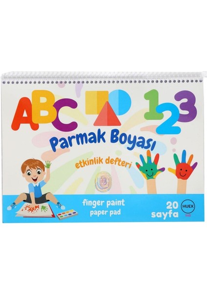 Parmak Boya Etkinlik Resim Defteri - Finger Paper Pad