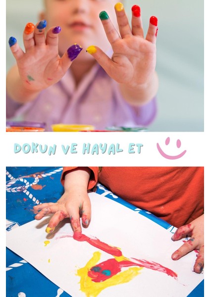 Parmak Boya Etkinlik Resim Defteri - Finger Paper Pad fiyatları