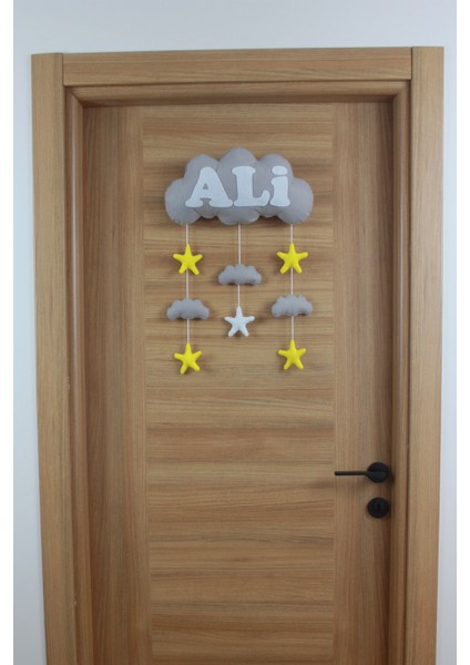 Ali Isimli Bulutlu Bebek Kapı Süsü fiyatları