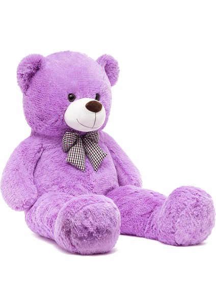 130 cm Papyonlu Sevimli Peluş Ayı - Sevgiliye Özel Hediye