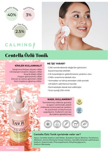 Luv it! Centella Özlü Tonik 200 ml