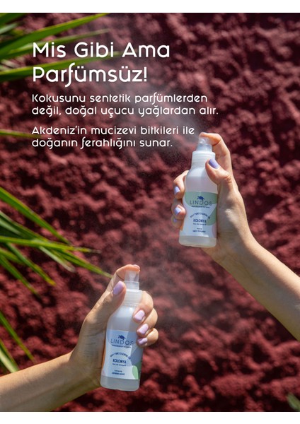 - Doğa & Cilt Dostu Özel Koleksiyon Sprey Kolonya Nane Kokulu Mini Çanta Cep Boy Vegan Kolonya 100 ml