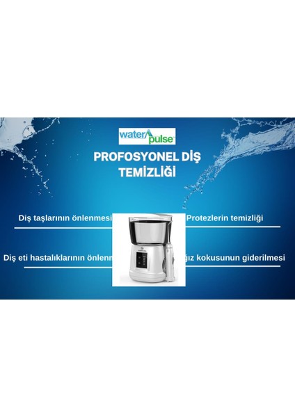 Wp-v700plus-w Water Flosser Profesyonel, Masajlı, 1000ml Diş/protez Bakım Ve Ağız Duşu Beyaz