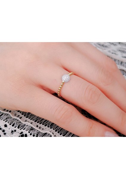 Pırlanta Taşlı Yarım Dünya Yüzük 0404R0302 fırsatları