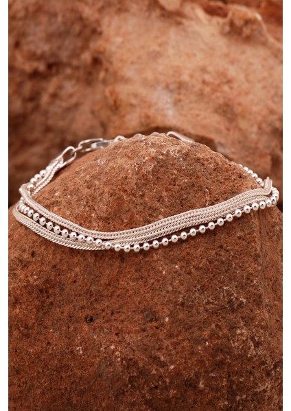 Hasır Elişi Tasarım Gümüş Bileklik 4425 modelleri