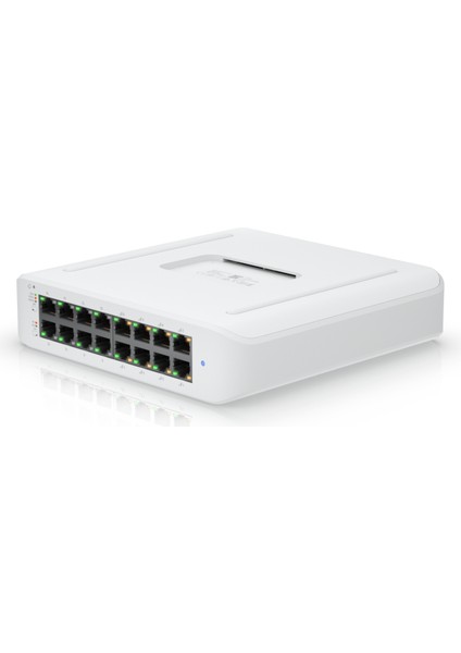 USW-Lite-16-PoE , 16 Port Gigabit , 8 Port Poe+  Güç ( 60W) , Yönetilebilir  , Plastiik Kasa , Switch