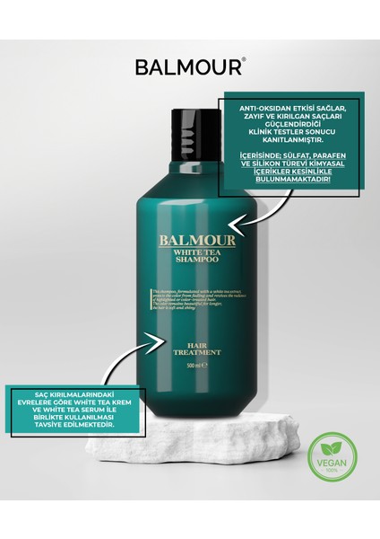White Tea Güçlendirici Saç Şampuanı 500 ml fiyatları