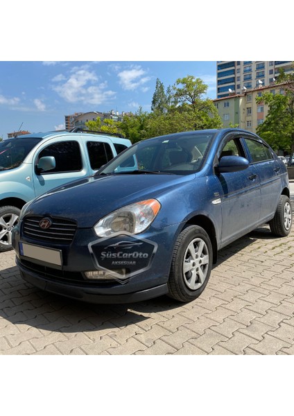 Hyundai Accent Era 2006-2012 Uyumlu Üniversal Astra H Lip Esnek Ön Lip 2 Parça Tampon Altı Dil Karlık Ön Ek