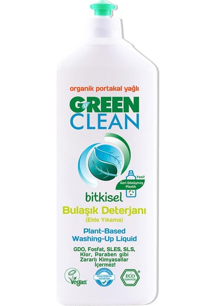 Green Clean Bitkisel Bulaşık Deterjanı